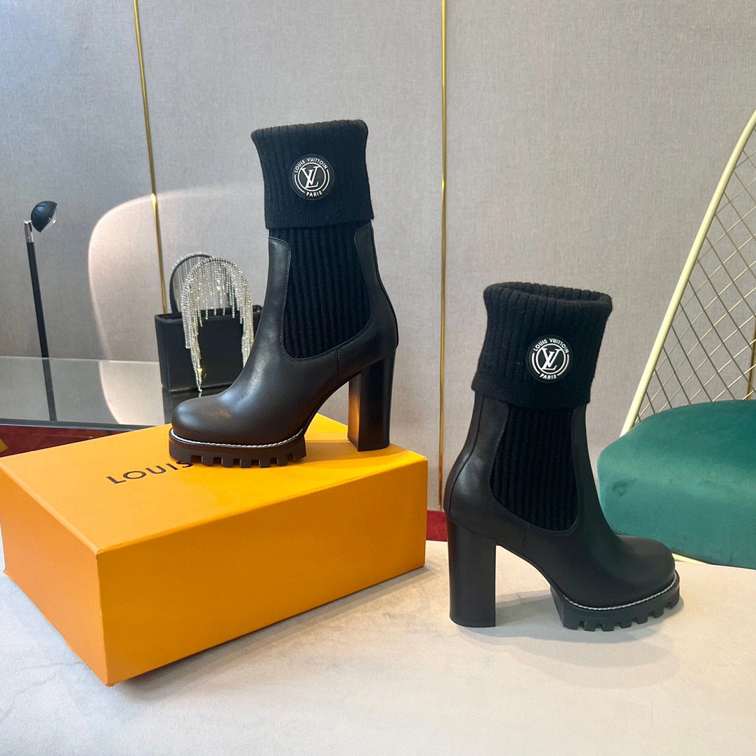 &coco -Star Trail wool heel height ：9.5cm， Base thickness 2cm Calfskin item:B-X198J2109